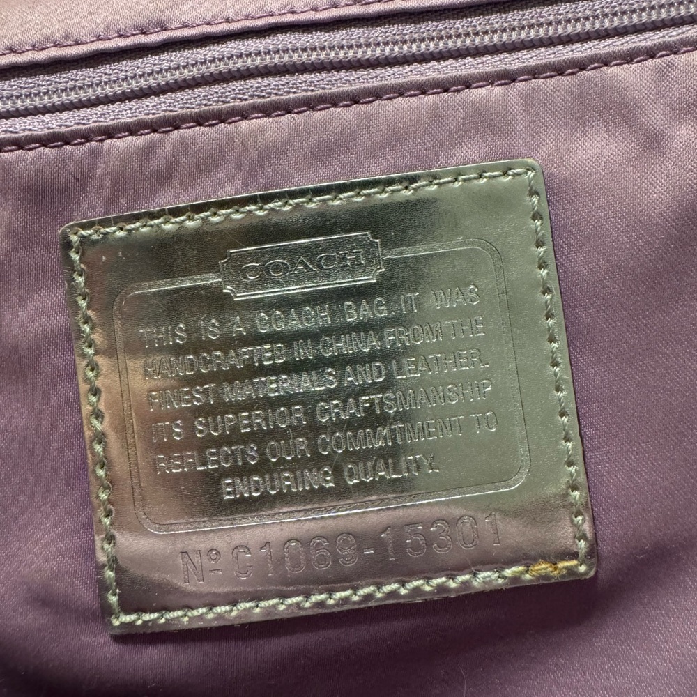 Coach Poppy Story Patch Glam Tote - Picture 14 of 14